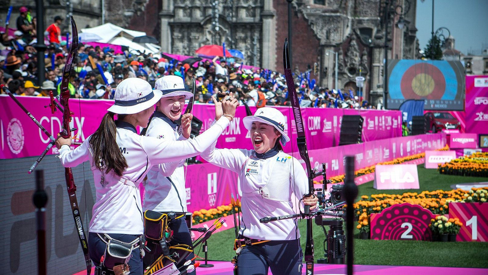 South Korea won the women's recurve team event at the World Championships in Mexico City ©World Archery