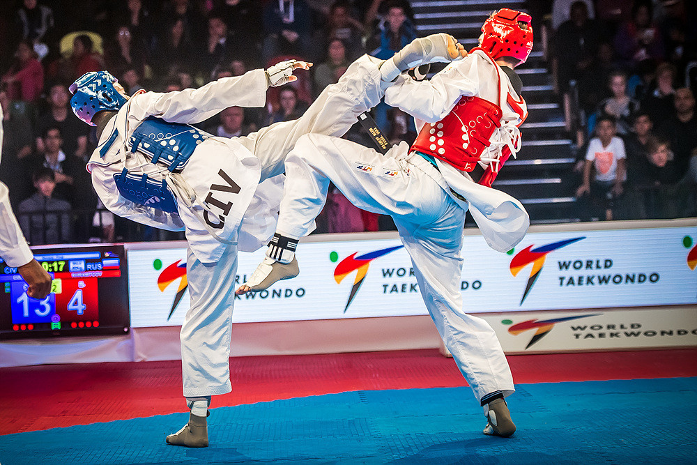 Olympic champion Cheick Sallah Cissé beat world champion Maksim Khramtcov in the men’s under 80 kilograms final as action concluded today at the World Taekwondo Grand Prix series event in London ©World Taekwondo