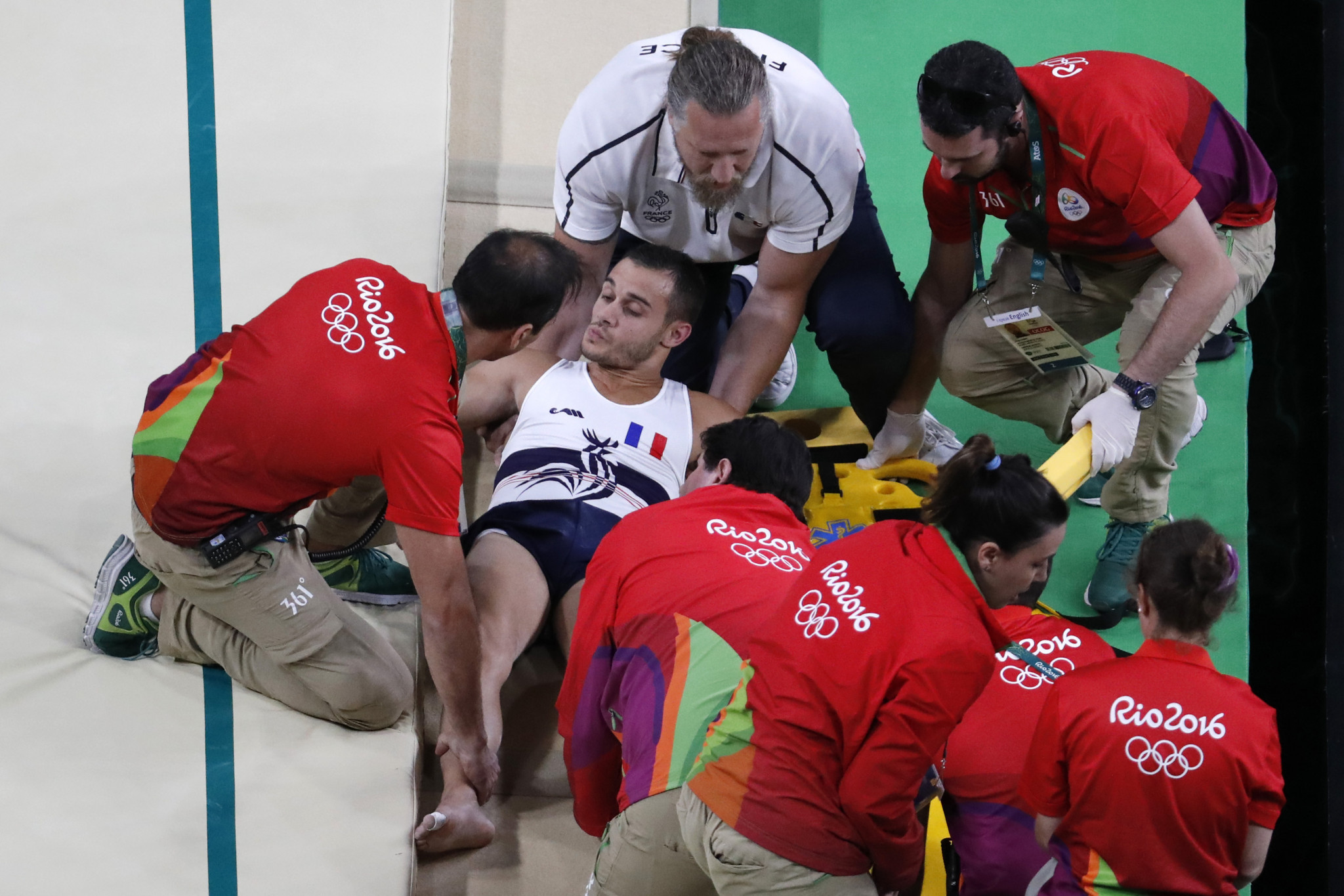 The Frenchman suffered an horrific leg injury at last year's Olympic Games in Rio ©Getty Images