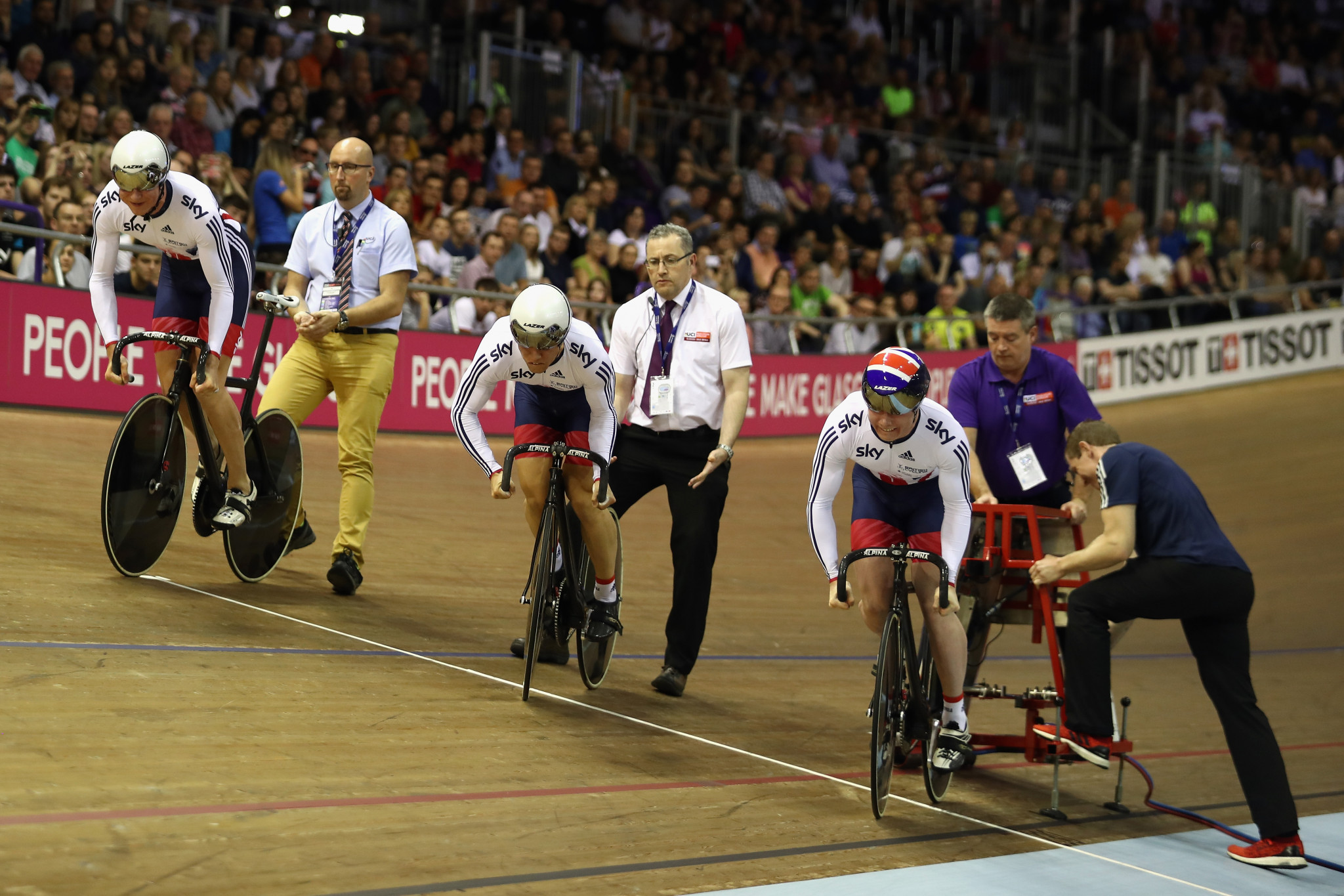Track cycling competition will be held at the Sir Chris Hoy Velodrome next year ©Getty Images