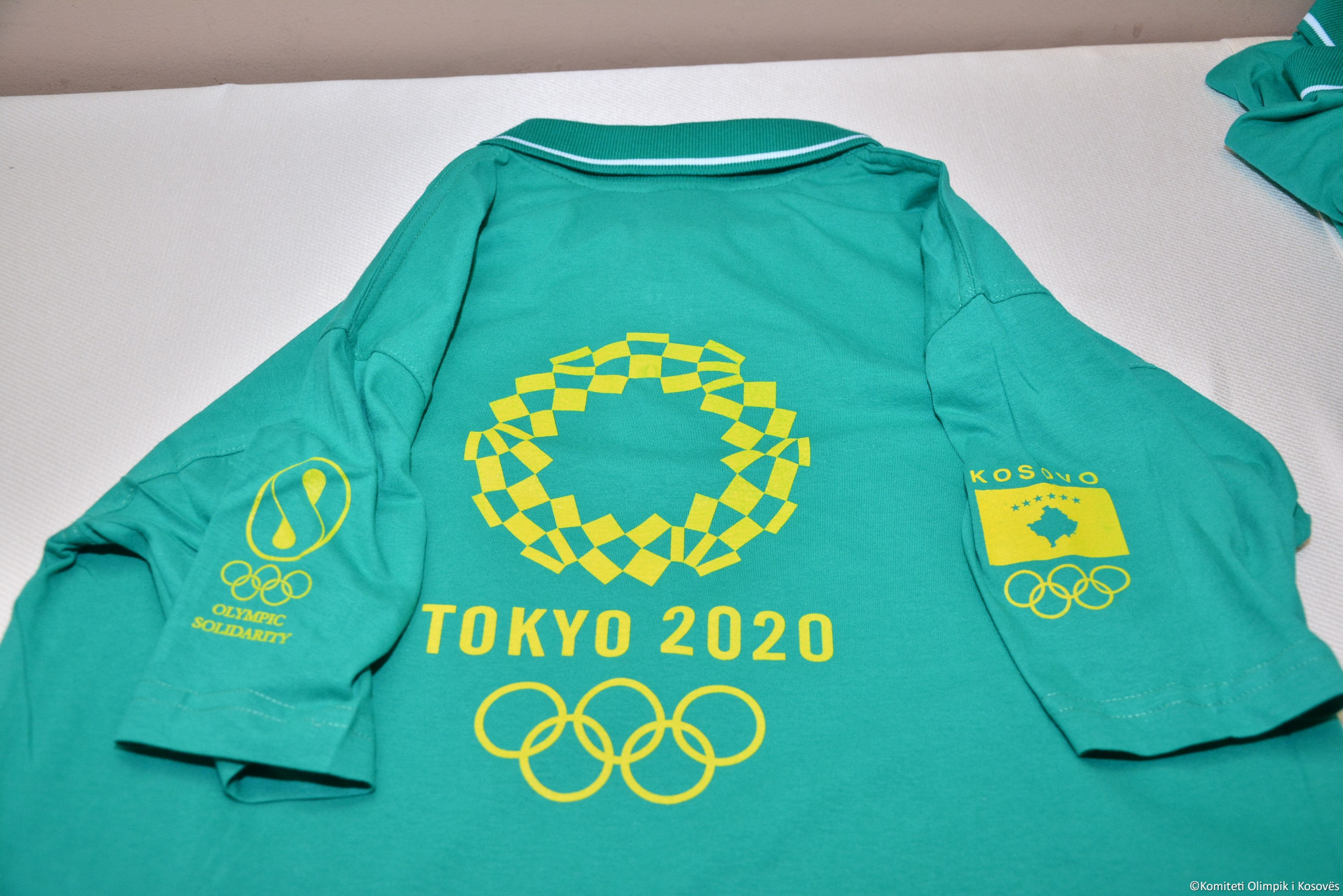 The jersey which will be worn by athletes from Kosovo at the Tokyo 2020 Olympics ©Kosovo Olympic Committee