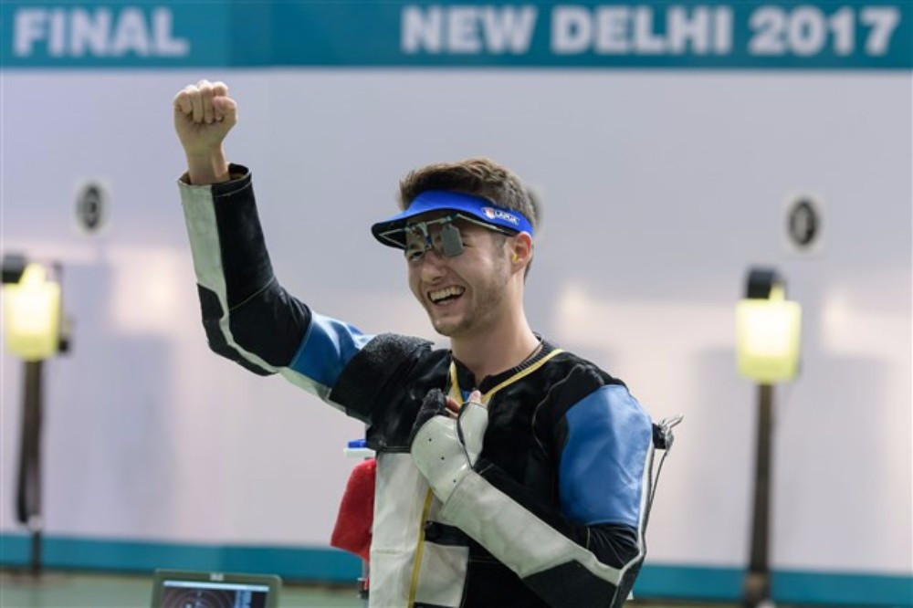 Hungary's Istvan Peni triumphed in the men’s 10m air rifle event ©ISSF