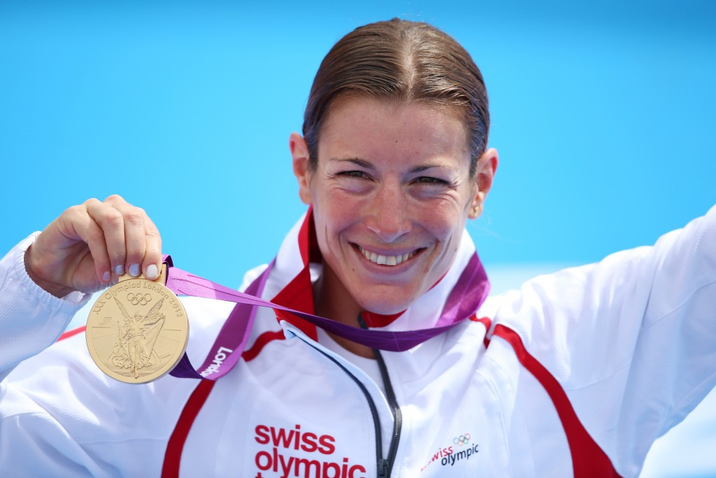 Triathlete Nicola Spirig was one of two Swiss Olympic gold medallists at London 2012