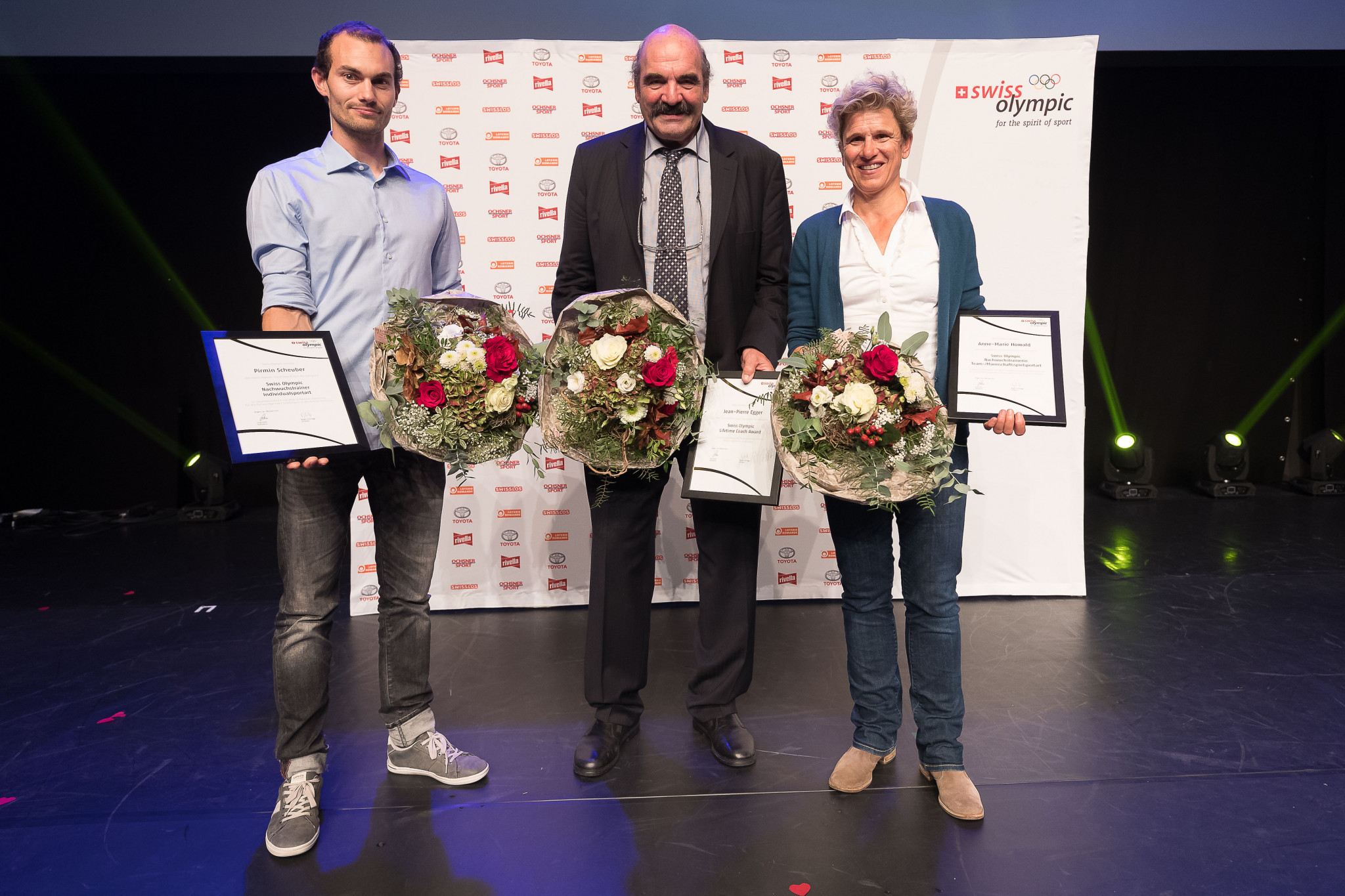 Swiss Olympic honours achievements of coaches at annual awards ceremony