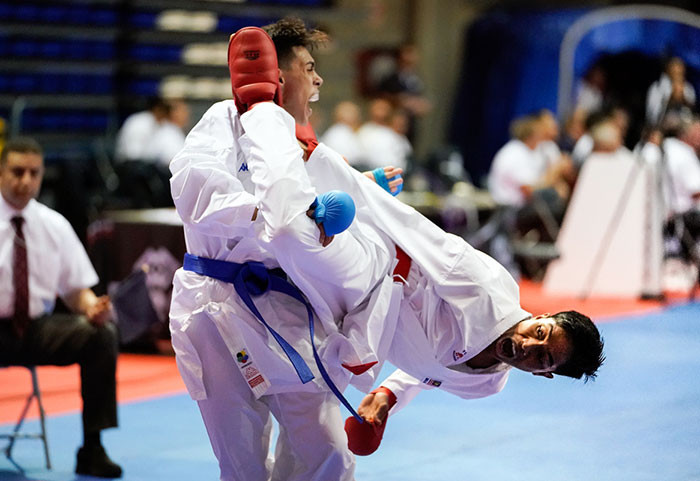 Egypt booked their place in three junior kumite finals as action continued today at the World Karate Federation Cadet, Junior and Under-21 Championships in Tenerife ©WKF
