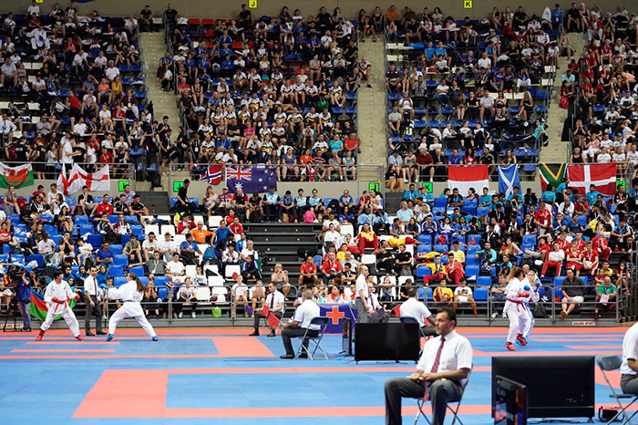 Competition continued today in Tenerife ©WKF