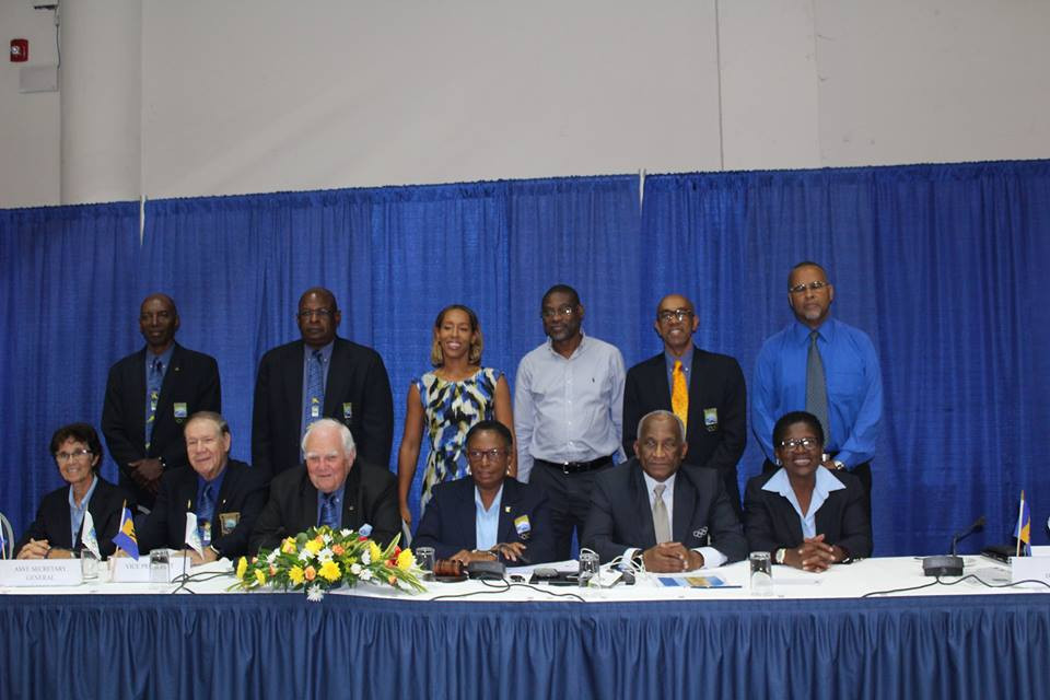 The new Board of the Barbados Olympic Association gather following the election ©BOA/Facebook