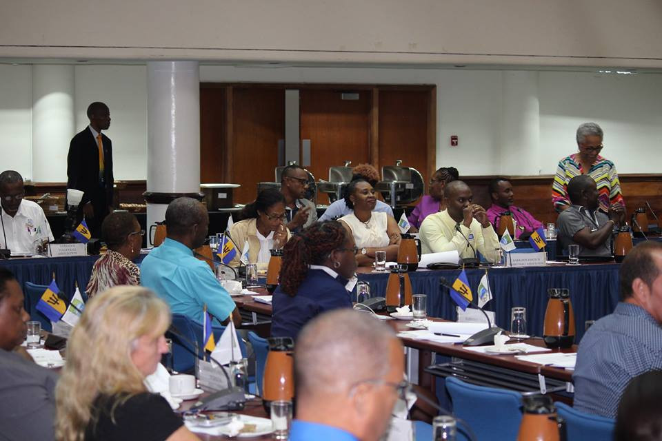 Delegates pictured attending the meeting in Bridgetown ©BOA/Facebook