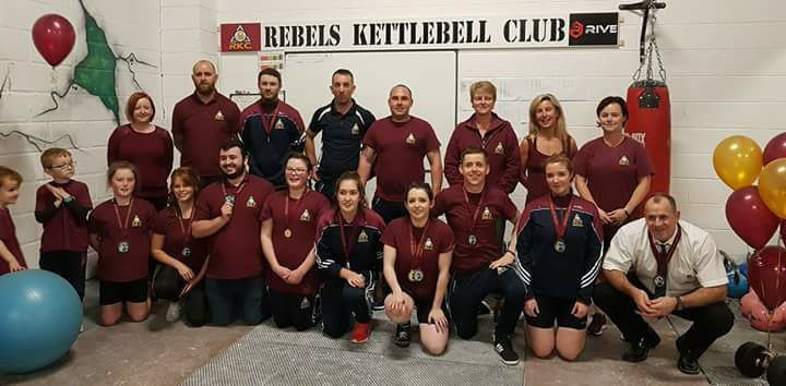 A group of Irish kettlebell lifters pictured at the Munster Championships ©All Ireland Kettlebell Lifting Federation/Facebook