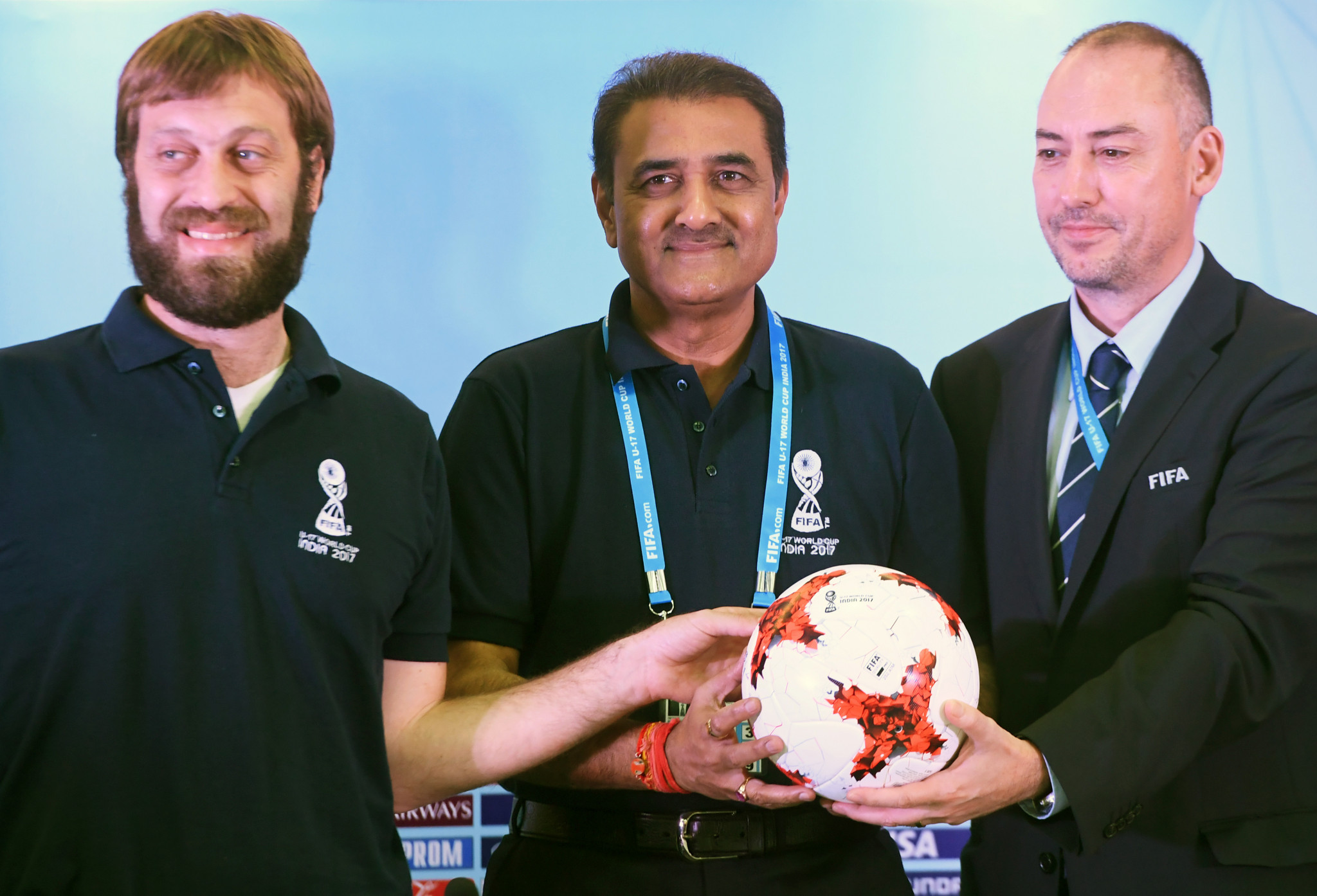 FIFA Tournaments head Jaime Yarza, right, has said he expects the 2017 Under-17 World Cup in India to break the previous attendance record on the last matchday tomorrow ©Getty Images
