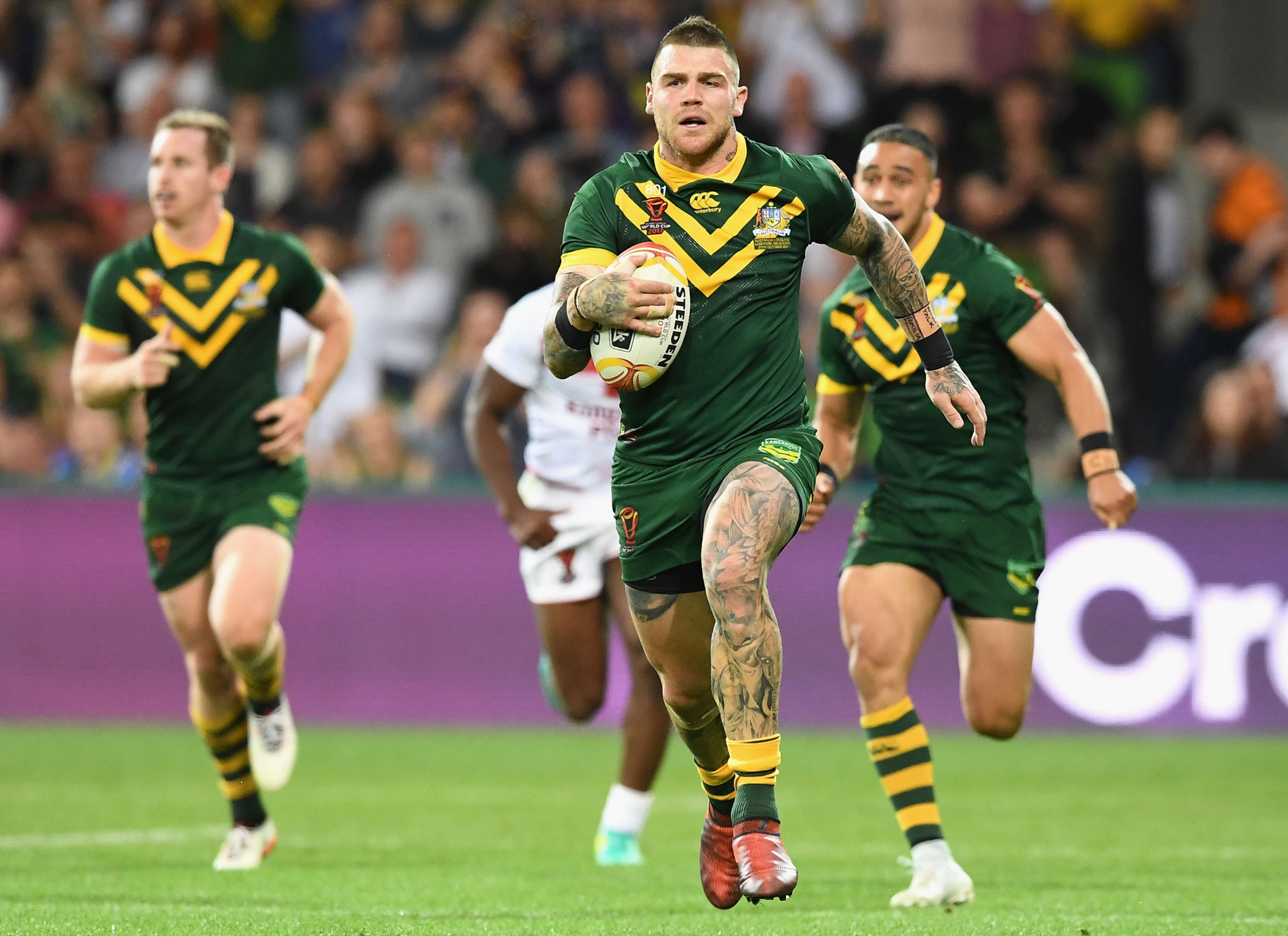 Josh Dugan scored a last-minute try to seal victory ©Getty Images
