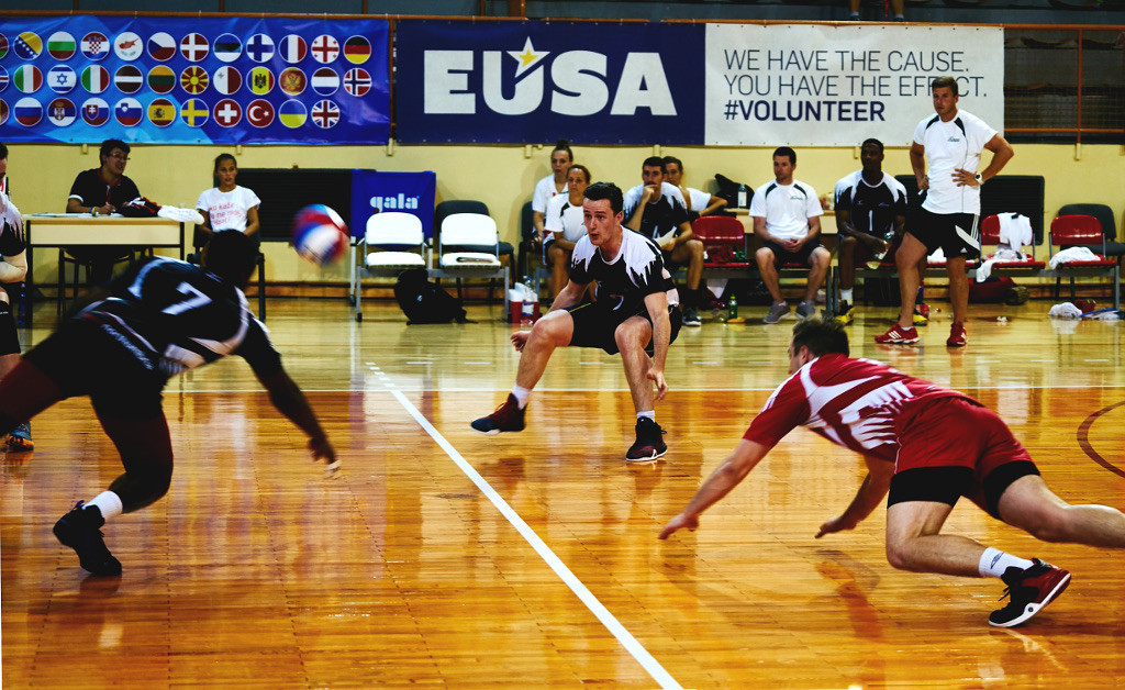 Volleyball was one of two sports featured during the inaugural European Universities Championships in 2001 ©EUSA