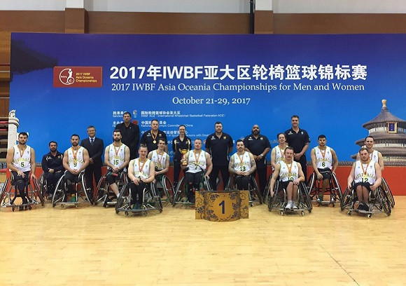 Australia retain men's title at IWBF Asia Oceania Championships
