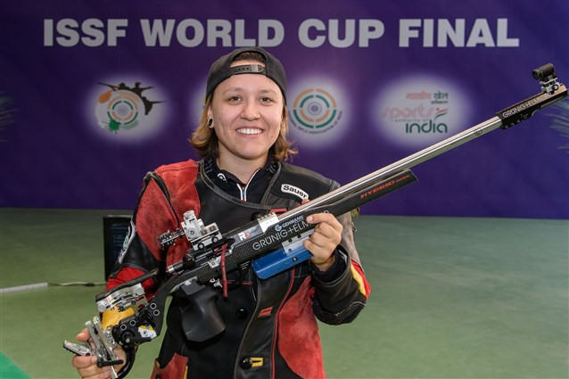Jolyn Beer secured her first World Cup Final title ©ISSF