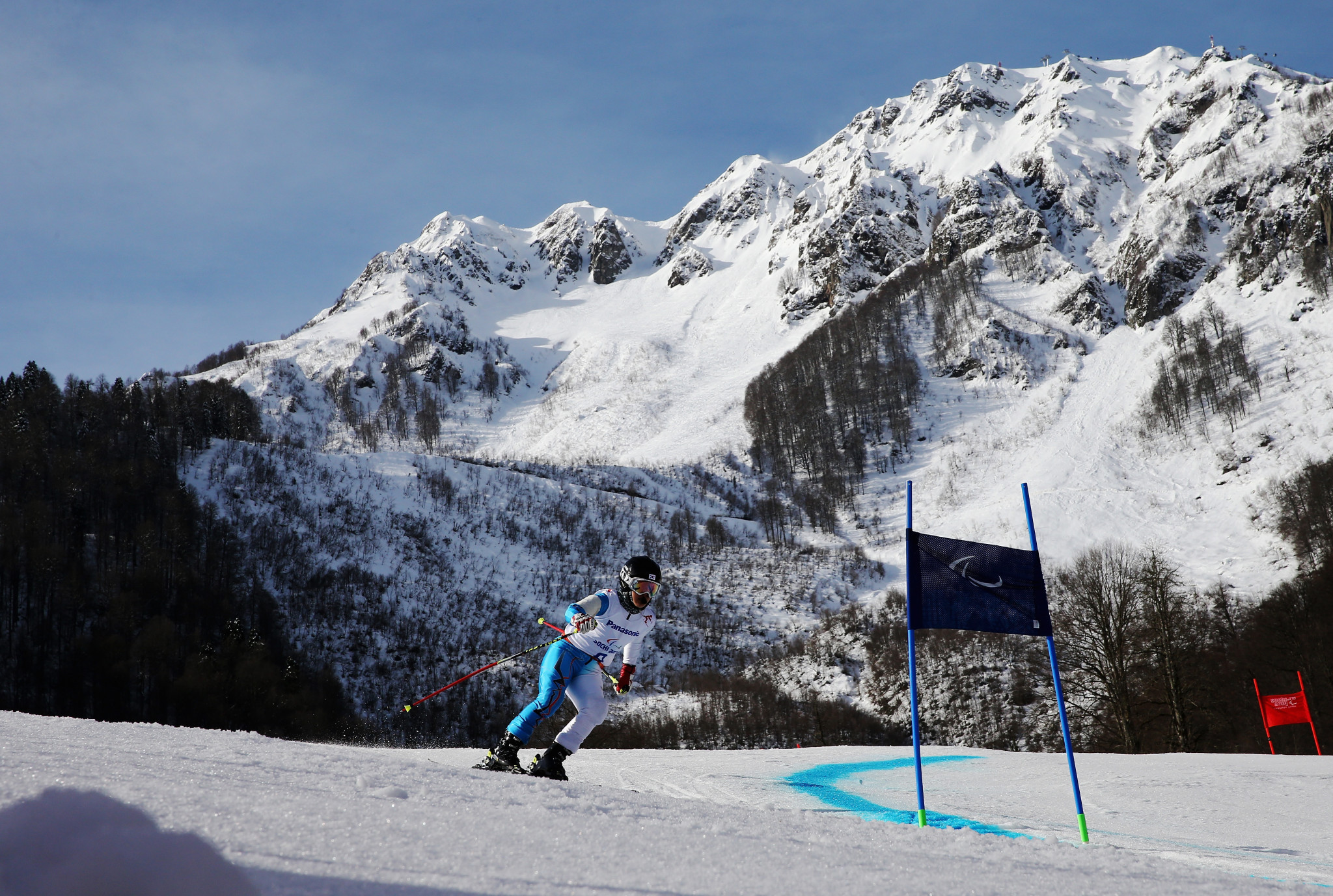 Yang Jae Rim finished fourth in the visually impaired giant slalom at Sochi 2014 - South Korea's best performance of the Winter Paralympic Games ©Getty Images