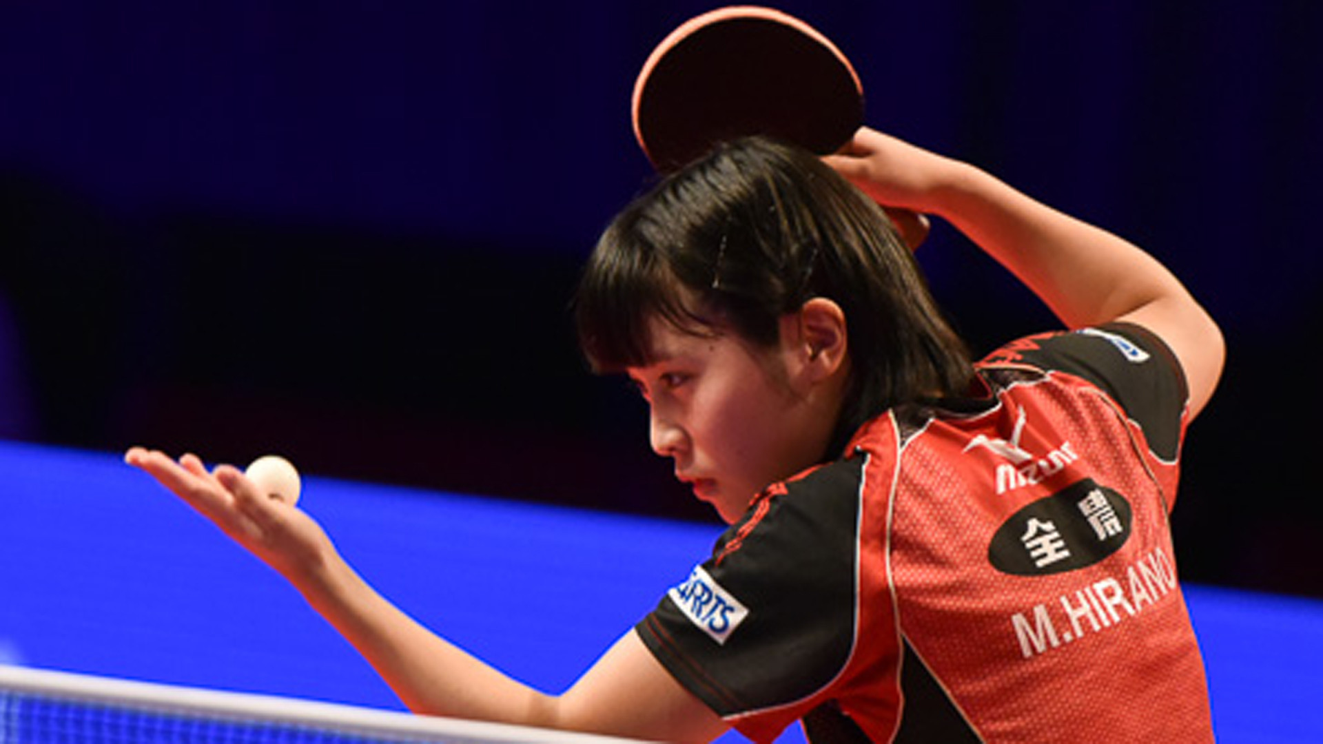 Defending champion Miu Hirano of Japan won both her matches today to secure her place in the semi-finals of the ITTF Women’s World Cup ©ITTF