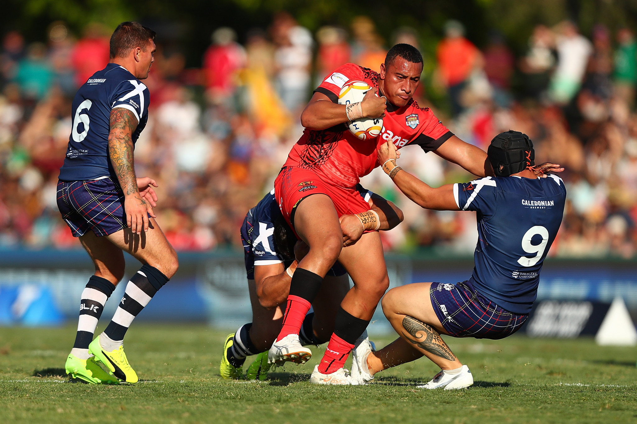 Tonga overwhelmed Scotland today at the Rugby League World Cup ©Getty Images