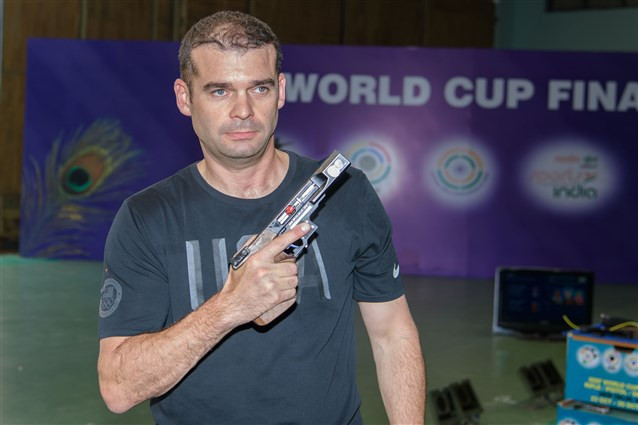 American Keith Anderson was among the day's other winners in the 25m rapid fire pistol category ©ISSF
