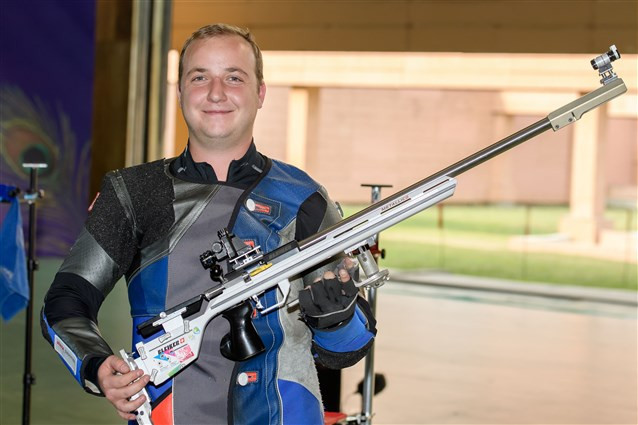 Alexis Raynaud of France won the rifle competition today ©ISSF