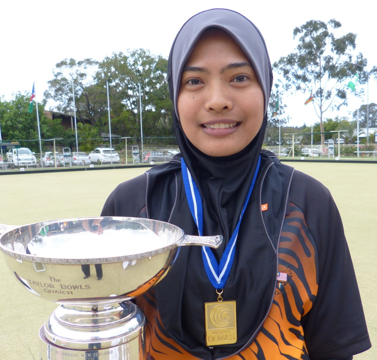 Malaysia's Emma Firyana Saroji won the women's title in 2015 ©World Bowls