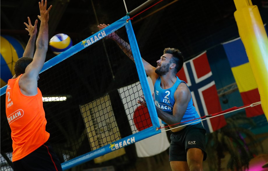 Italy’s Marco Caminati and Enrico Rossi won the men's crown ©FIVB