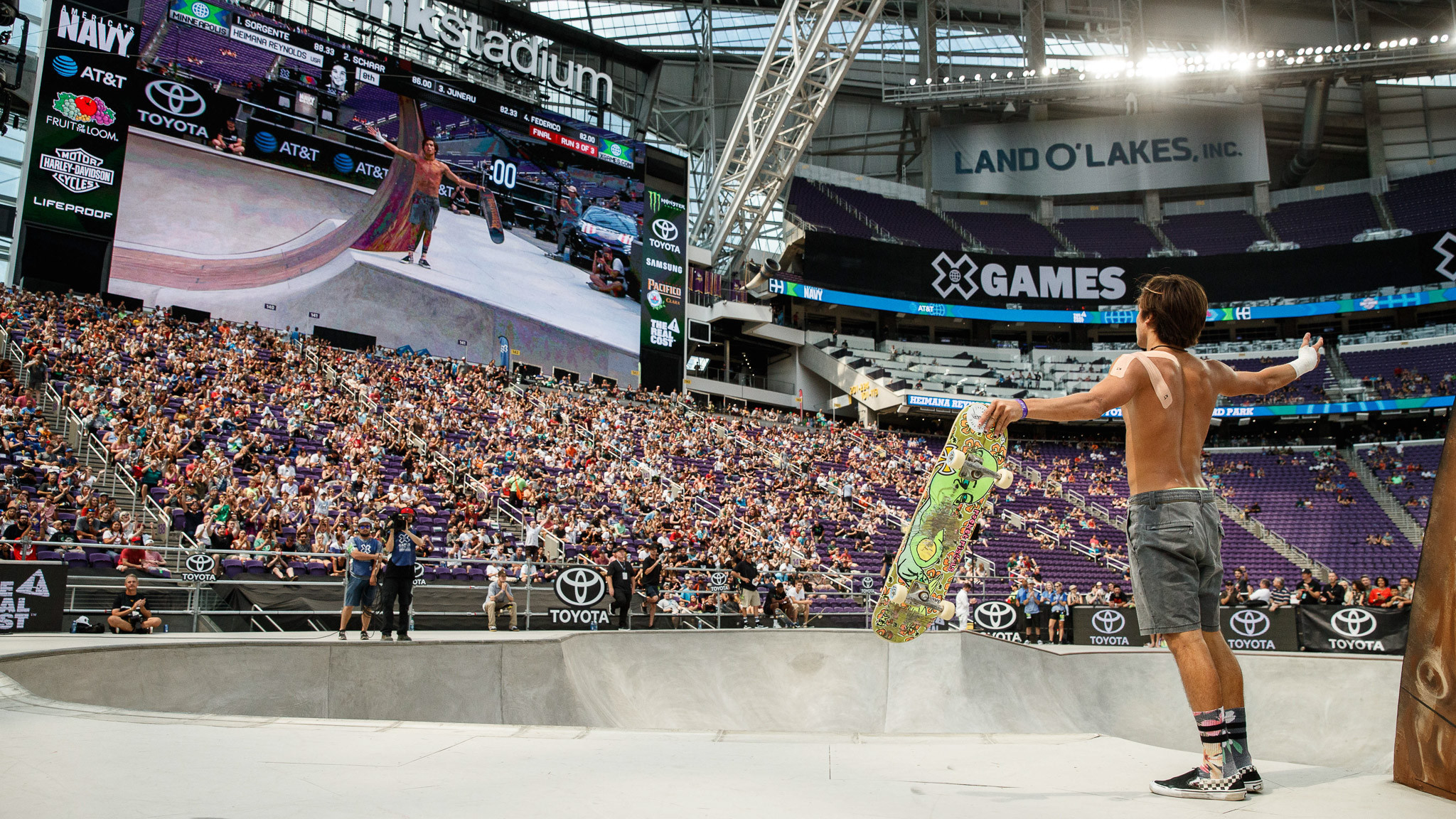 This year's X Games in Minneapolis attracted a six-figure crowd ©X Games ESPN
