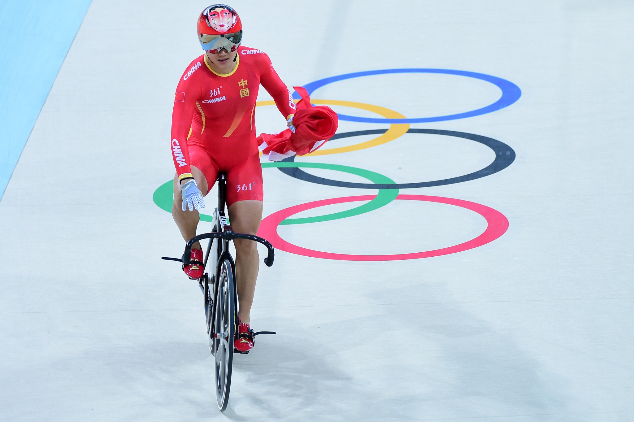 China won their first Olympic track cycling gold at Rio 2016 ©Getty Images