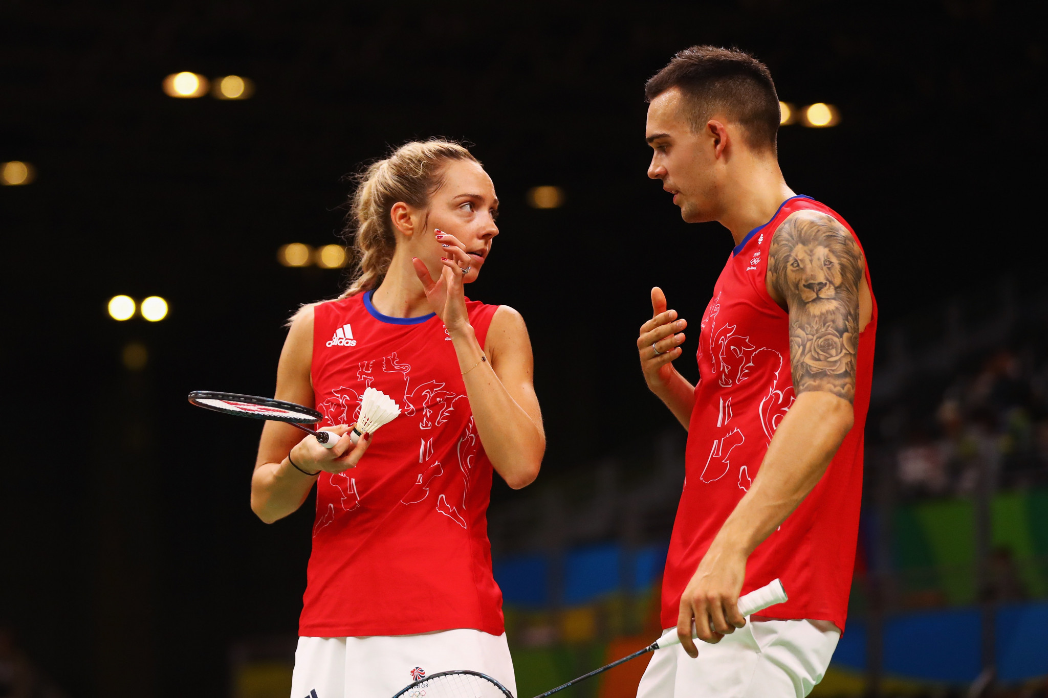 Chris and Gabby Adcock headline the mixed doubles field ©Getty Images