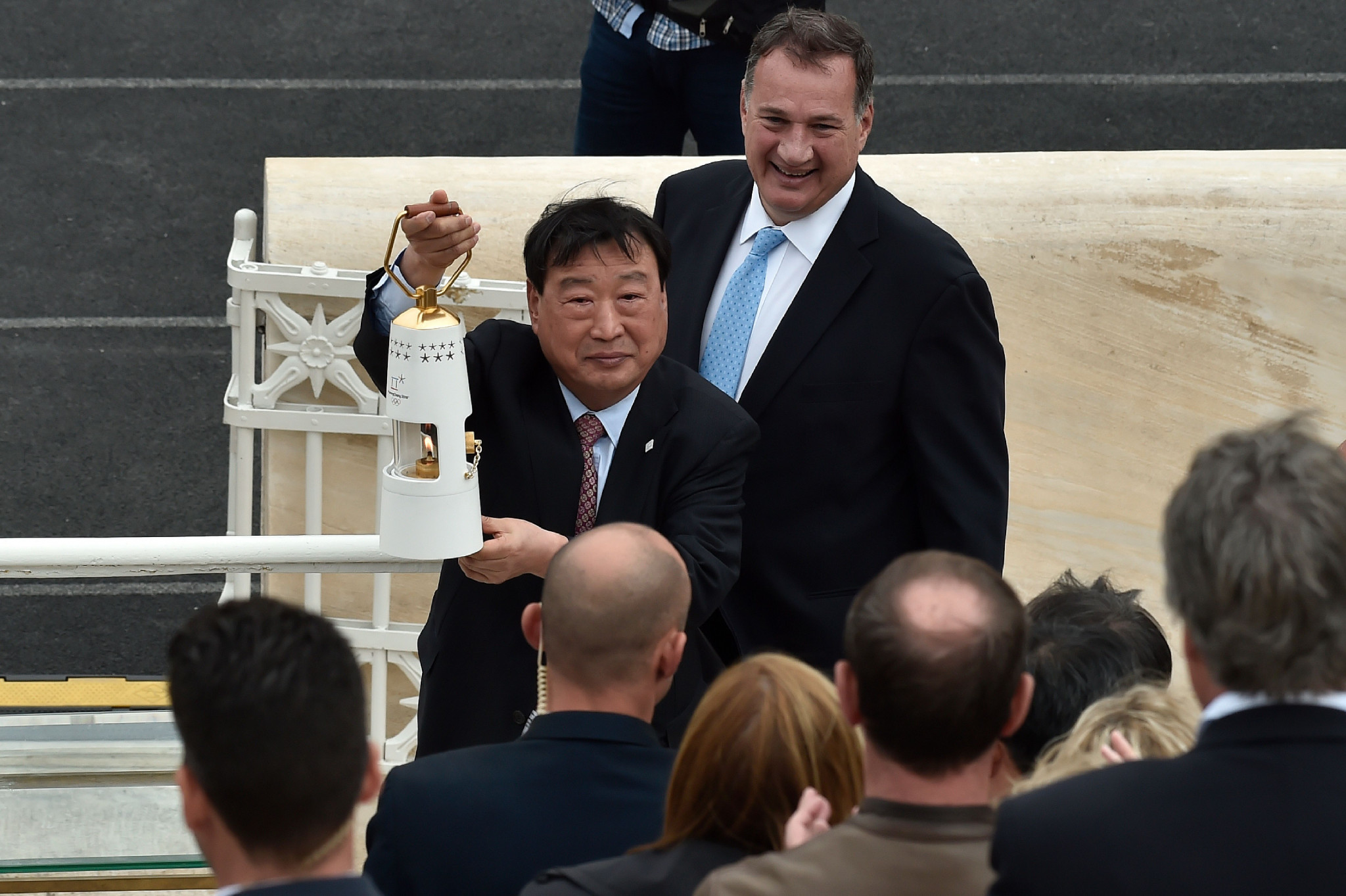 Olympic flame handed over to Pyeongchang 2018 in Athens 