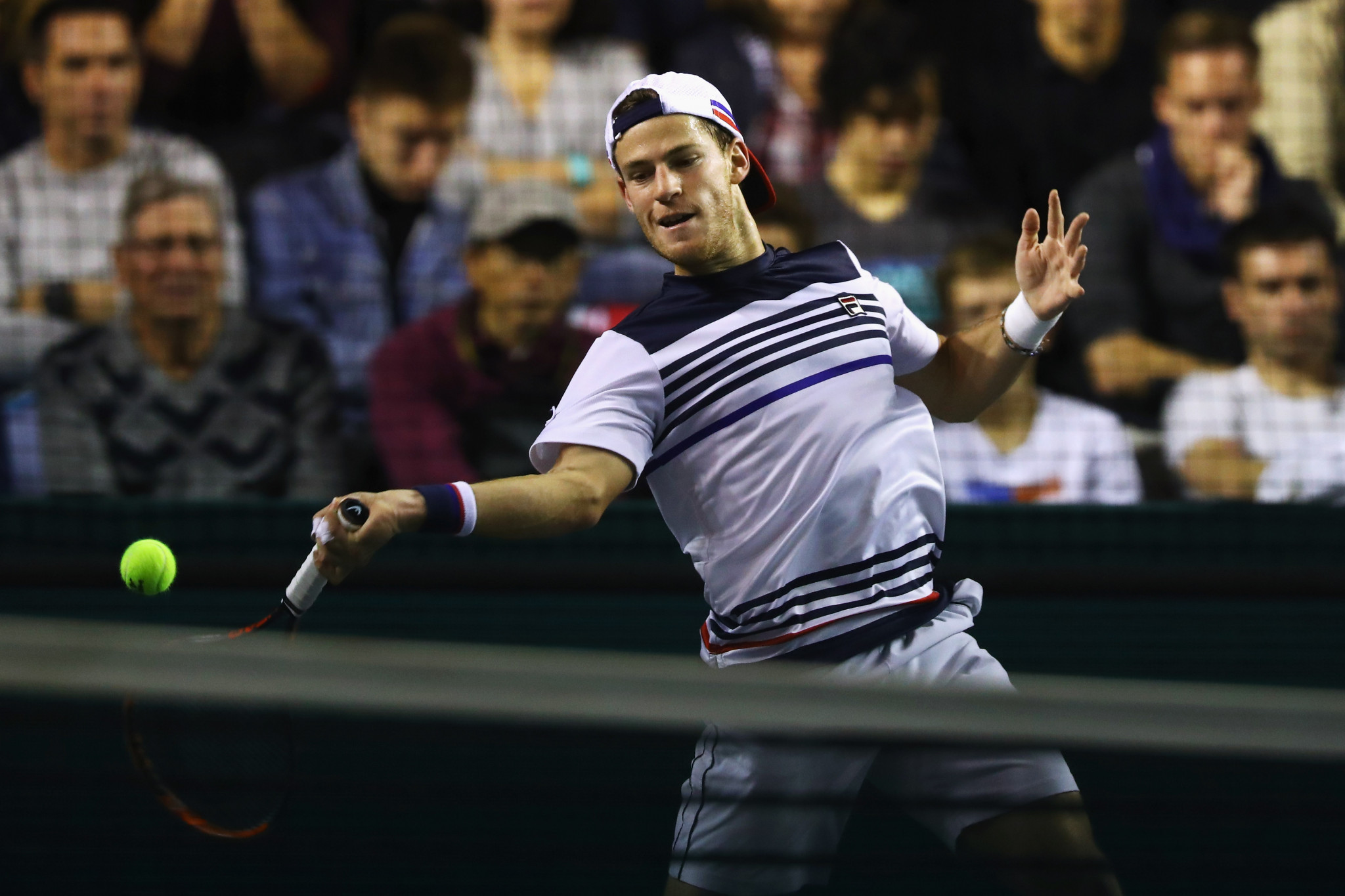 Argentina's Diego Schwartzman won his match at the Paris Masters today ©Getty Images