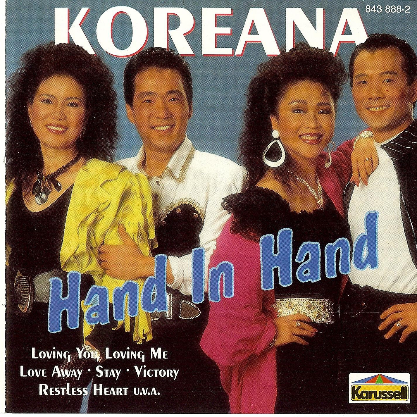 n 1988 the Koreans launched perhaps the most famous Olympic song of all:  ‘Hand in Hand’ by Georgio Moroder and Tom Whitlock ©Karussell
