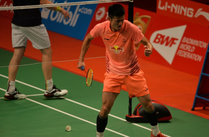 China's Chen Long, the top seed in the men's singles, beat Denmark’s Viktor Axelsen