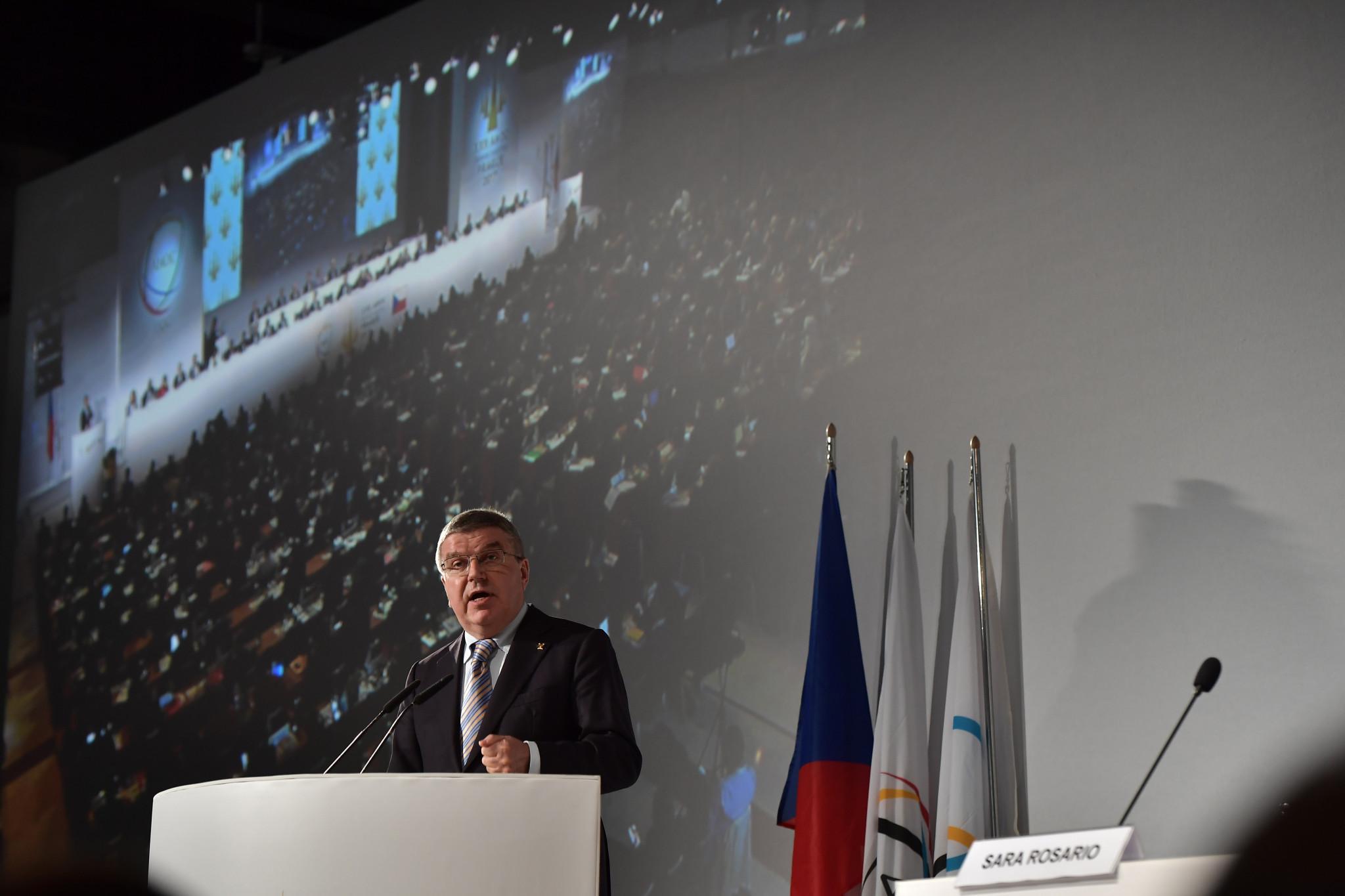 Thomas Bach delivered a keynote address at the ANOC General Assembly meeting today ©Getty Images