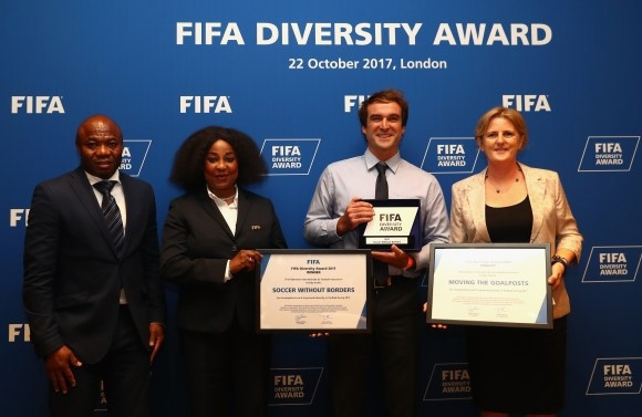 Soccer Without Borders wins FIFA Diversity Award for 2017