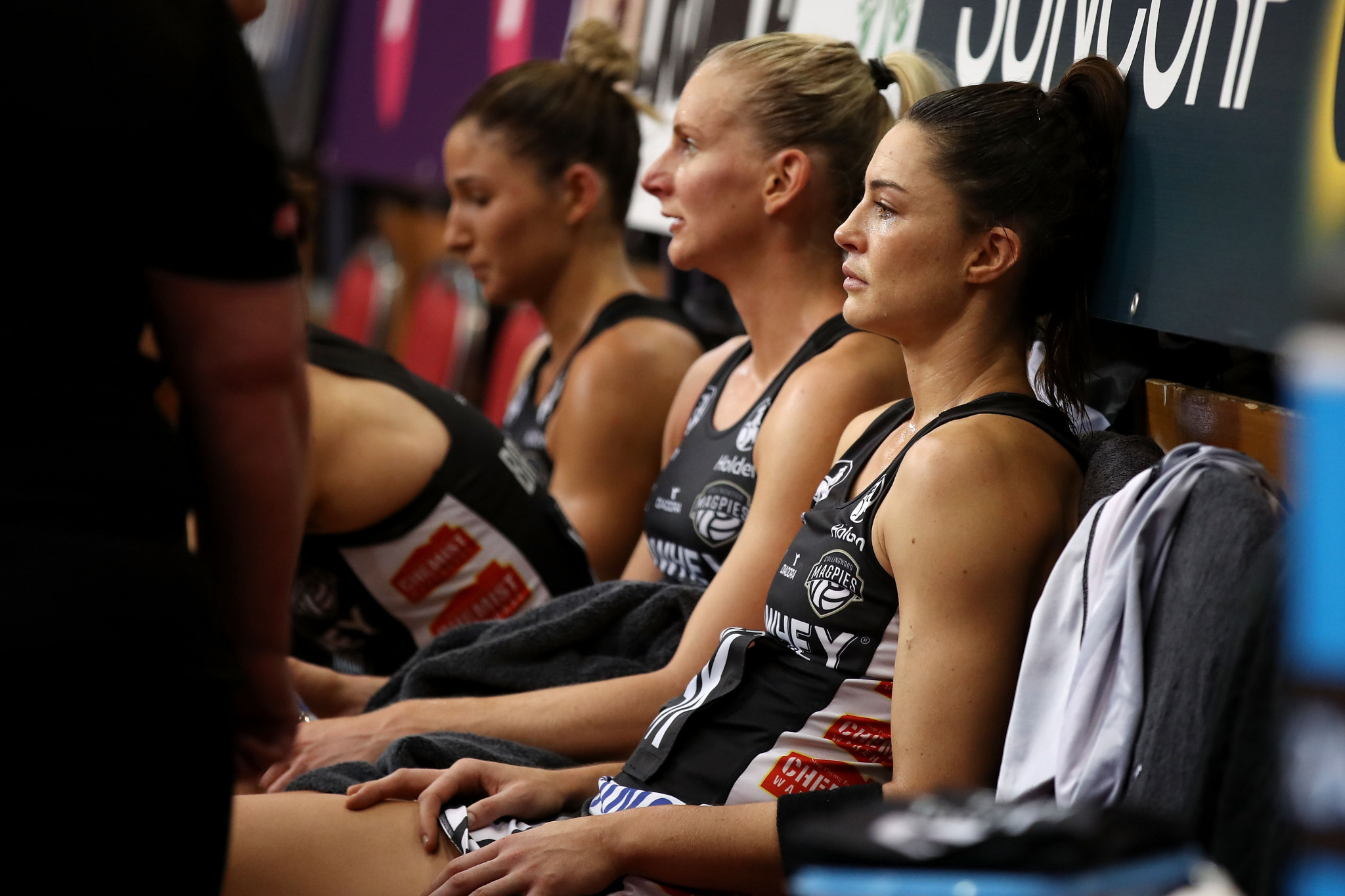 Sharni Layton, right, who has been recalled to play for Australia's netball team in the Quad Series in January 2018 in London and Johannesburg ©Getty Images