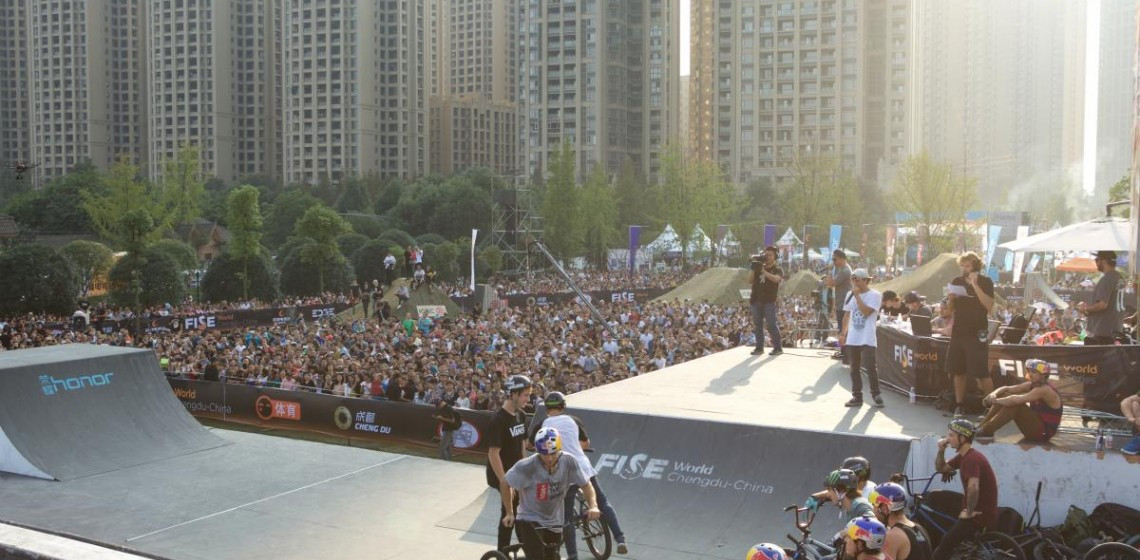 The FISE World Series also incorporates World Cups in BMX freestyle park and roller freestyle ©FISE