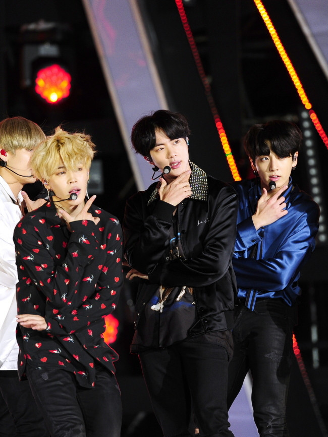 Boy band BTS were among the performers at the K-pop concert in Seoul ©The Korea Creative Content Agency

