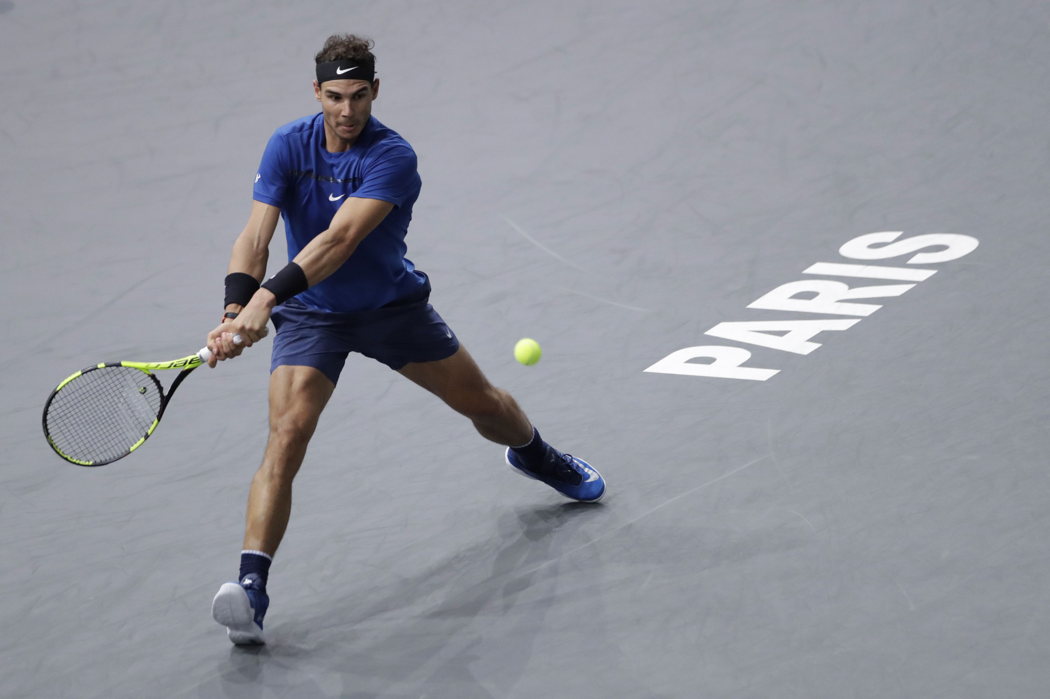 Nadal edges past Cuevas to reach Paris Masters quarter-finals