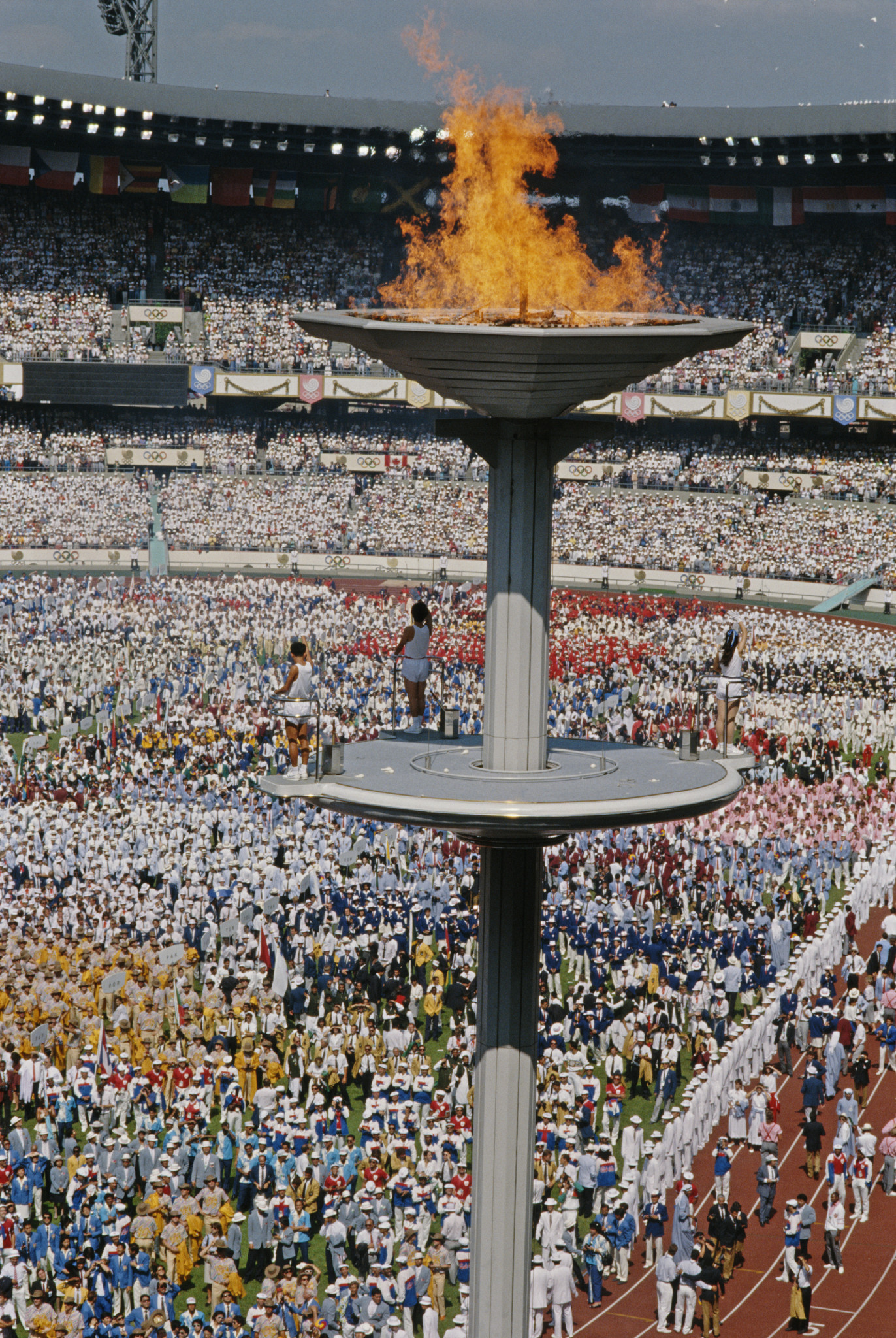 Sohn Kee-chung spoke oif being visibly moved by the Opening Ceremony of the 1988 Summer Olympics in Seoul, South Korea ©Getty Images