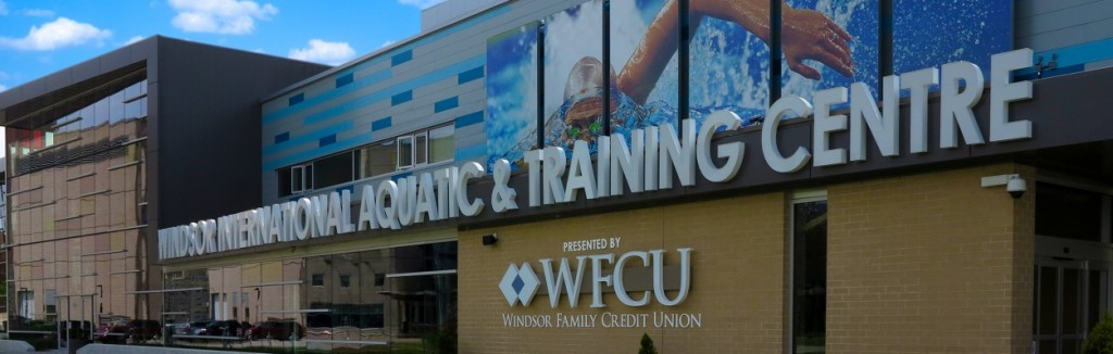 The WFCU Centre in Windsor, where the World Swimming Championships were held last December, resulting in an enormous boost for the local economy ©FINA