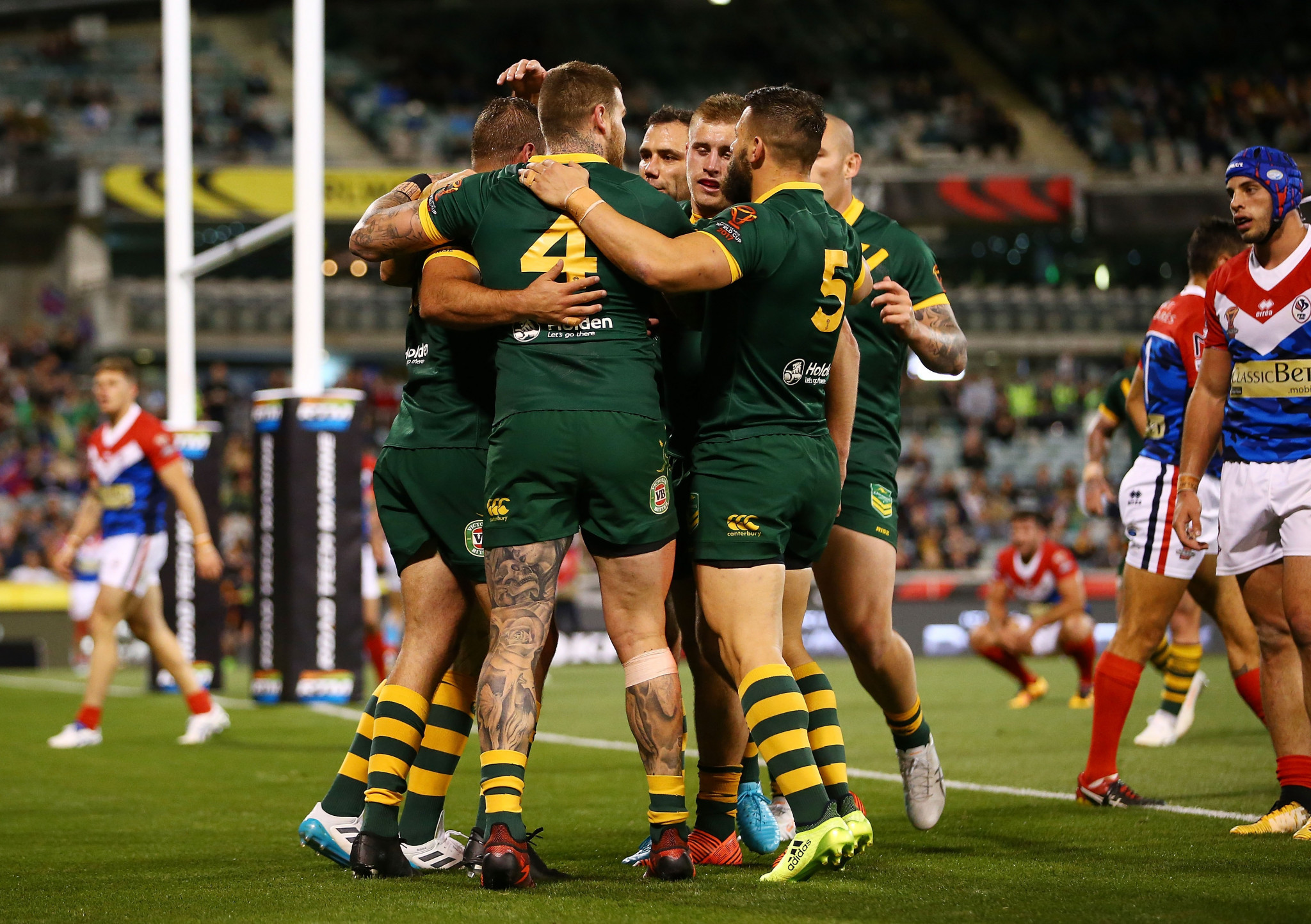 Australia have made it two wins out two at the Rugby League World Cup ©Getty Images