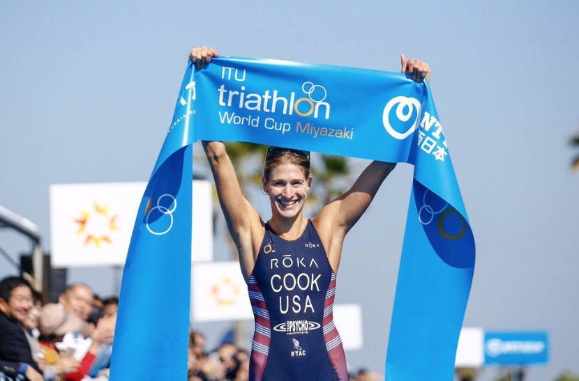Cook concludes ITU World Cup season in style with success in Miyazaki