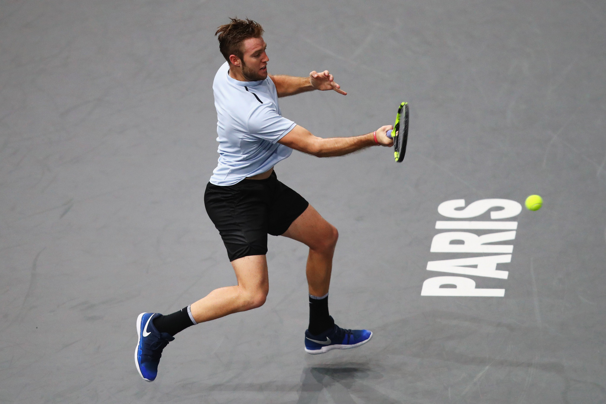 American Jack Sock reached the final with victory over Julien Benneteau ©Getty Images