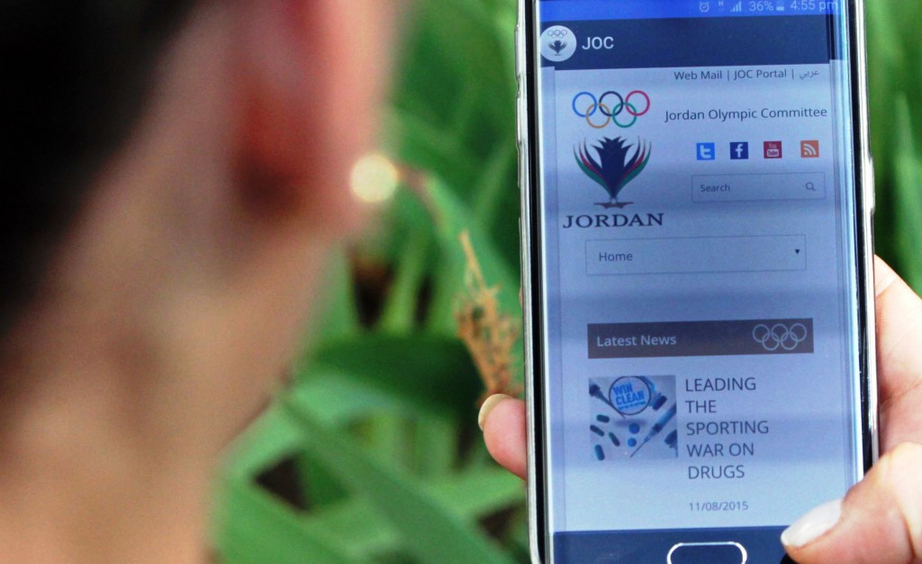 Jordan Olympic Committee launches new mobile app to celebrate International Youth Day 
