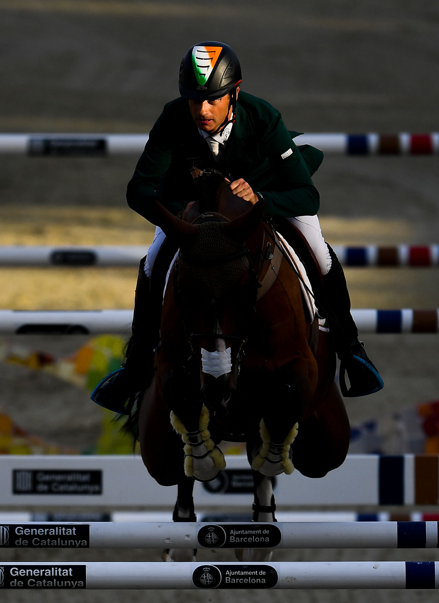 Denis Lynch, seen here on All Star 5, went double clear to prevail in Lexington ©Getty Images