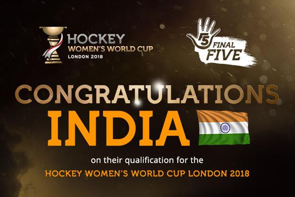 India booked their place at next year's World Cup in London ©FIH