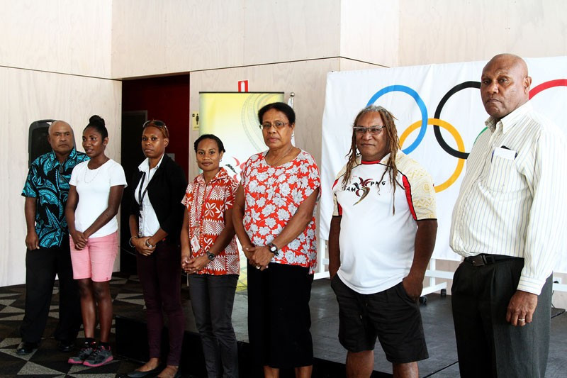 Seven Olympians from Papua New Guinea took part in various Olympic Day celebrations recently ©PNGOC