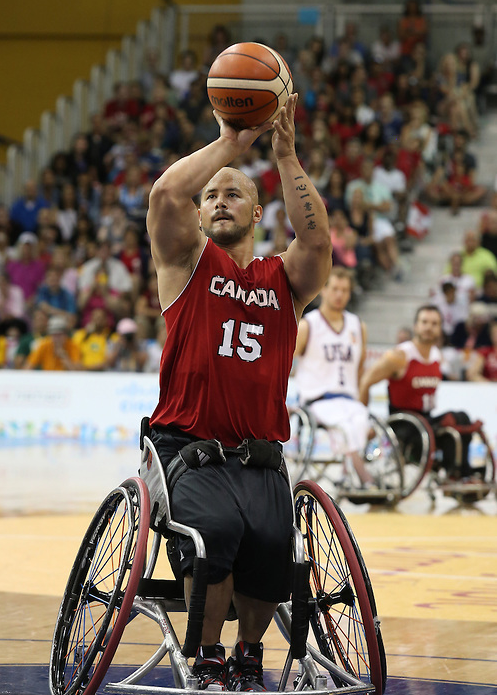 Canada had to settle for silver in the men's wheelchair basketball competition after losing to the United States in the final