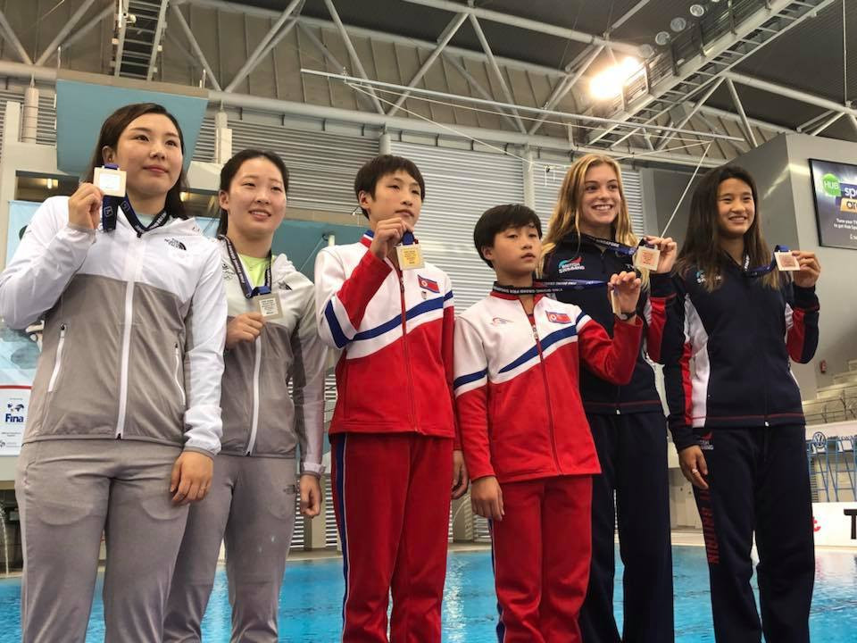 North Korean duo beat South Korea to gold at FINA Diving Grand Prix
