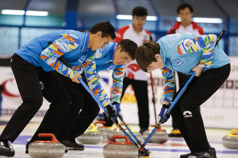 Kazakhstan claimed a first win today in the men's competition at the regional event ©WCF